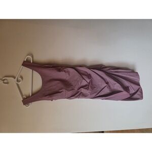 Papillon Mauve Ruched Sleeveless Dress
